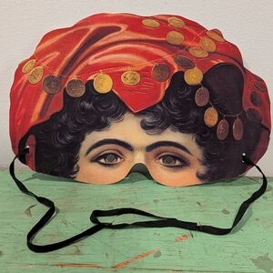 Madame Tussauds Victorian Paper Face Mask H&P England 1983